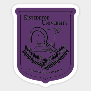 Eisteddfod University Crest Sticker